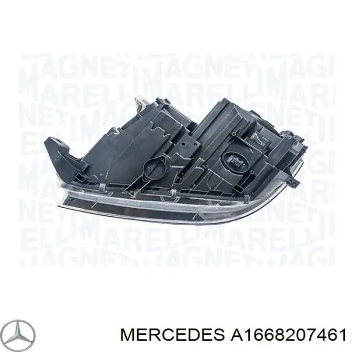 A1668207461 Mercedes Luz direita