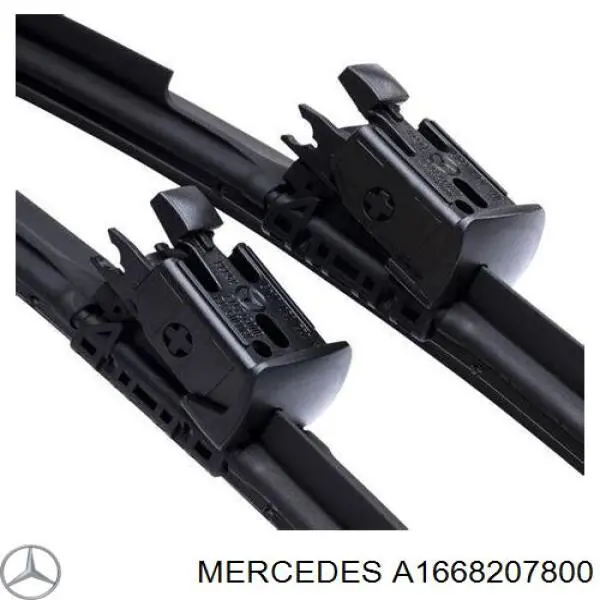 A1668207800 Mercedes Limpa-pára-brisas do pára-brisas, kit de 2 un.