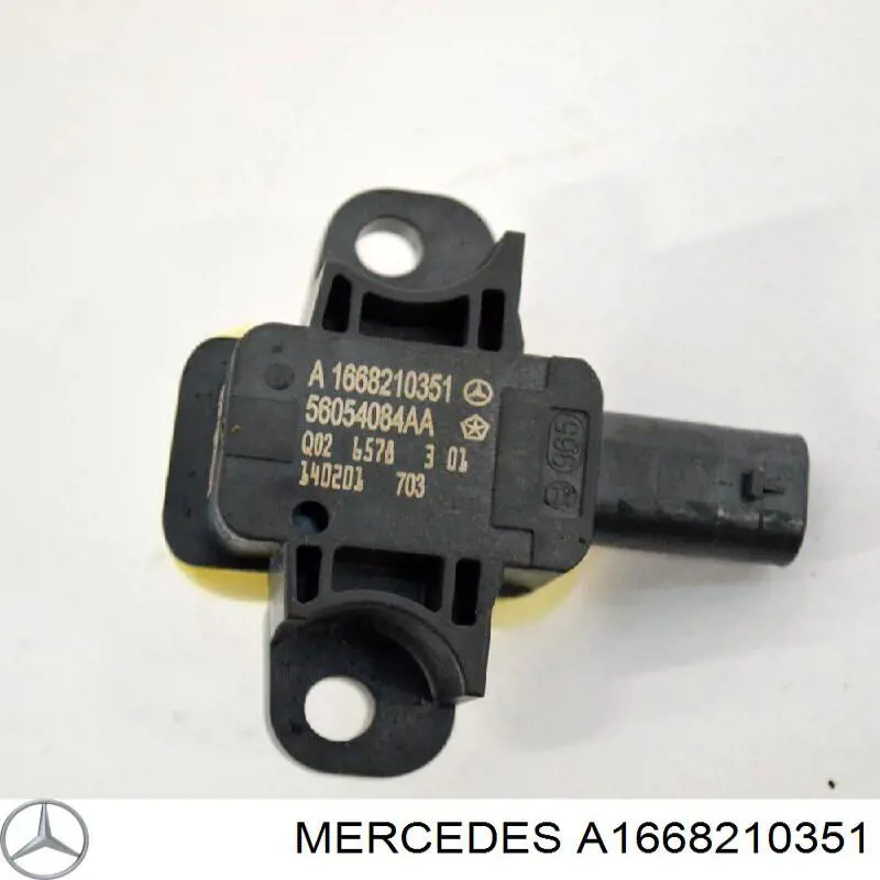 A1668210351 Mercedes Sensor AIRBAG dianteiro