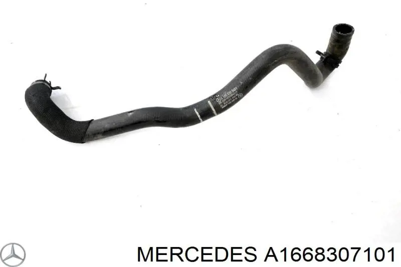 A1668307101 Mercedes Mangueira (cano derivado) do sistema de esfriamento