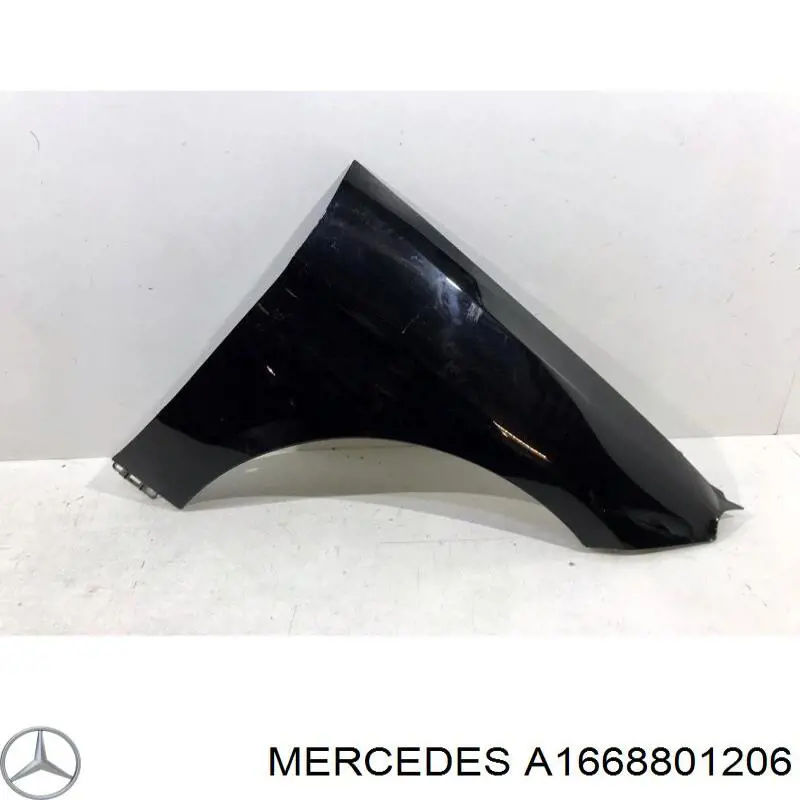 Pára-lama dianteiro direito Mercedes 1668801206 preço, a partir de 213,58 USD