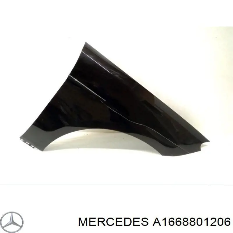 Pára-lama dianteiro direito Mercedes A1668801206 preço, a partir de 213,58 USD
