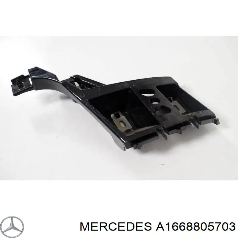 A1668805703 Mercedes Consola esquerda do pára-choque traseiro