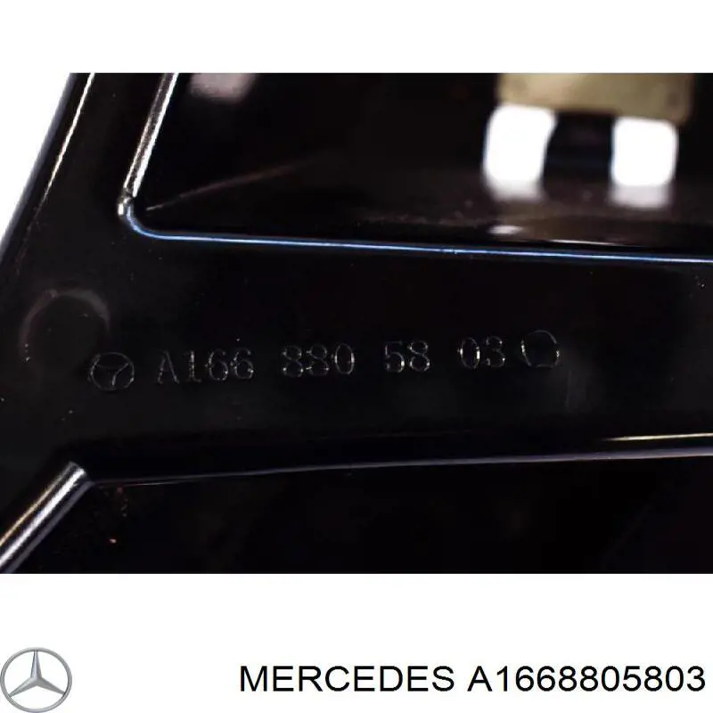 Compre A1668805803 Mercedes Consola direita do pára-choque traseiro