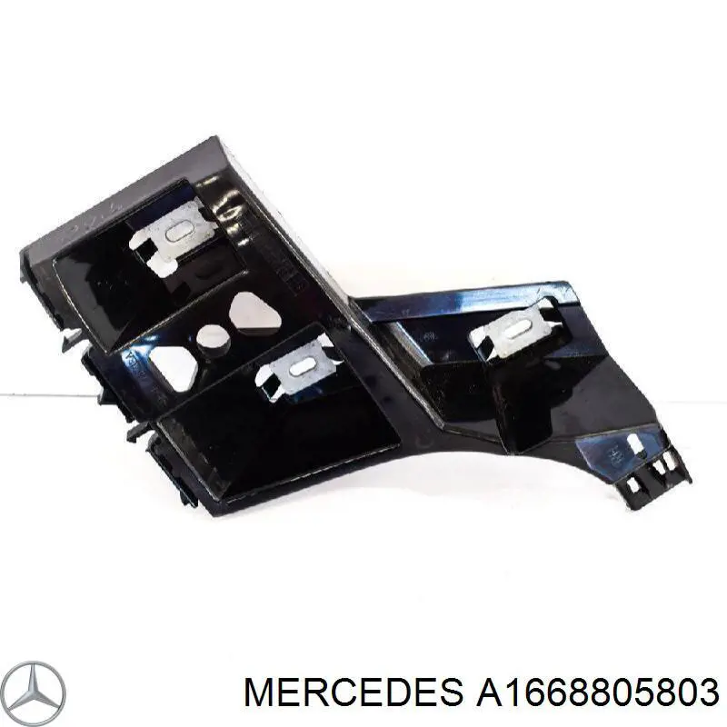 A1668805803 Mercedes Consola direita do pára-choque traseiro