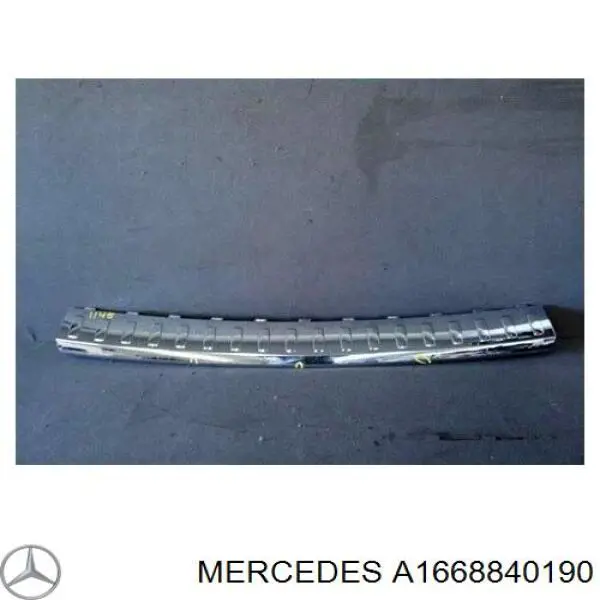 Placa sobreposta do pára-choque traseiro superior de proteção (degrau-grampo dobrável) Mercedes A1668840190 preço, a partir de 131,79 USD