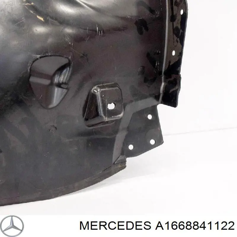 Guarda-barras esquerdo traseiro do pára-lama dianteiro Mercedes A1668841122 preço, a partir de 50,77 USD