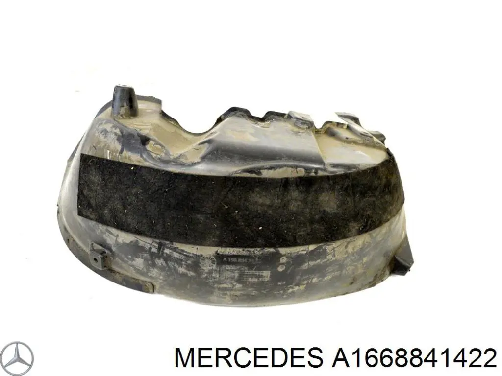 Compre A1668841422 Mercedes Guarda-barras do pára-lama traseiro direito