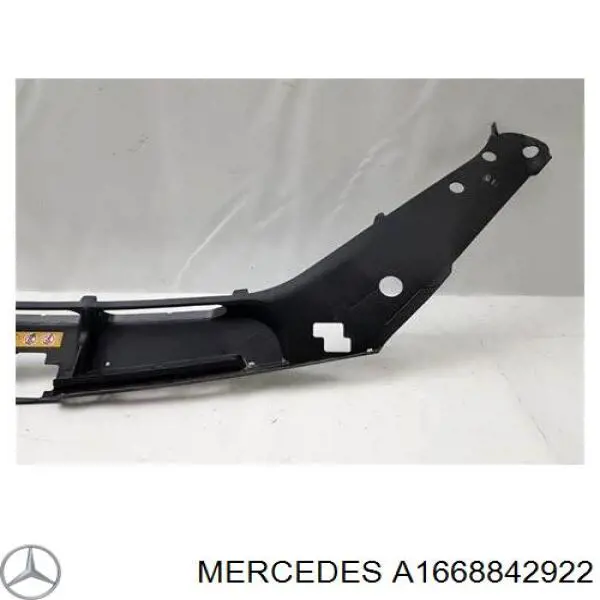 A1668842922 Mercedes Conduto de ar/defletor do radiador, superior
