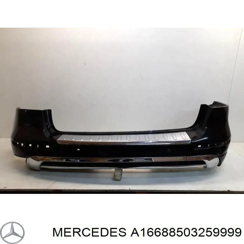 A16688503259999 Mercedes Pára-choque traseiro, parte superior
