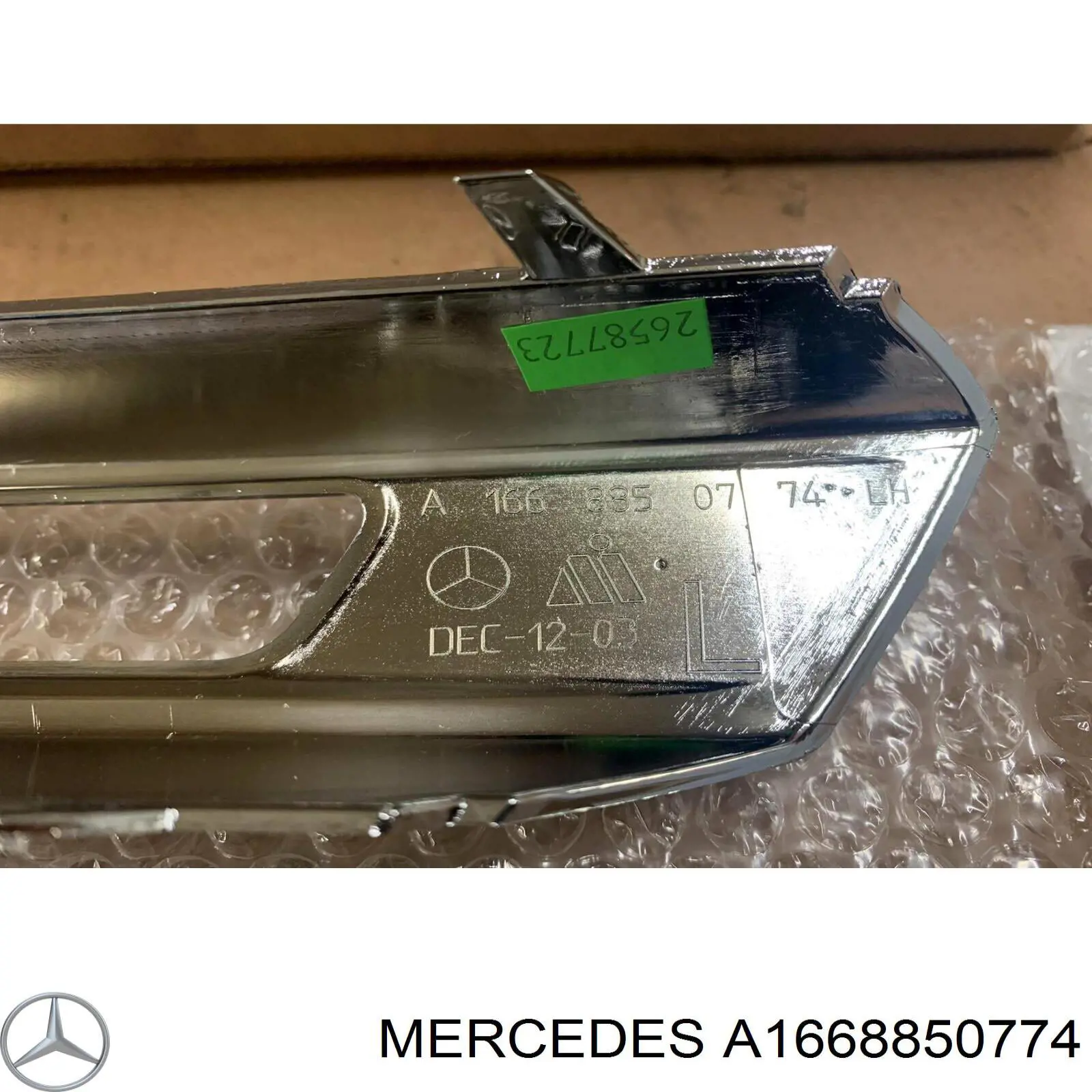 Borda (orla) das luzes de nevoeiro esquerda Mercedes A1668850774 preço, a partir de 46,55 USD