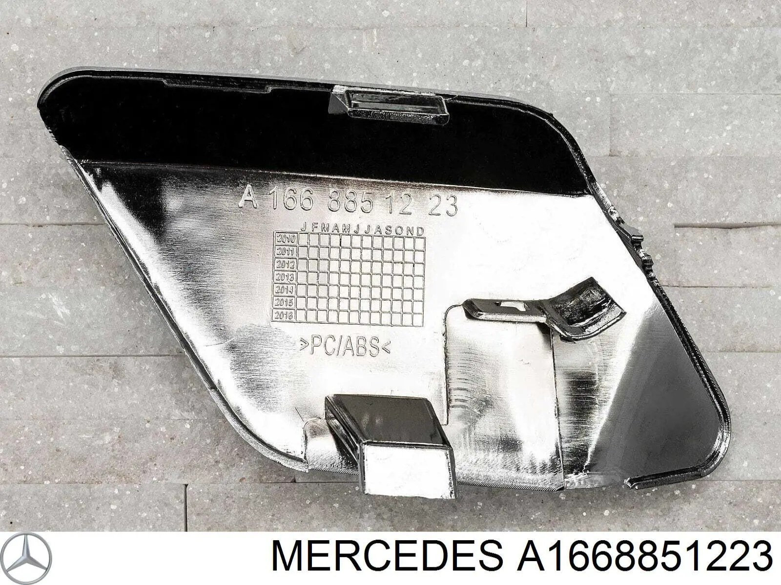 Tampão dianteira do pára-choque do gancho de reboque Mercedes 1668851223 preço, a partir de 26,25 USD