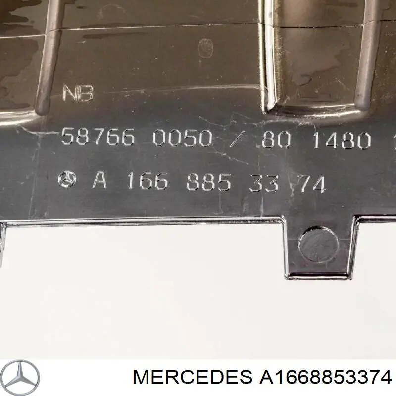 Placa sobreposta do pára-choque traseiro superior de proteção (degrau-grampo dobrável) Mercedes A1668853374 preço, a partir de 238,32 USD