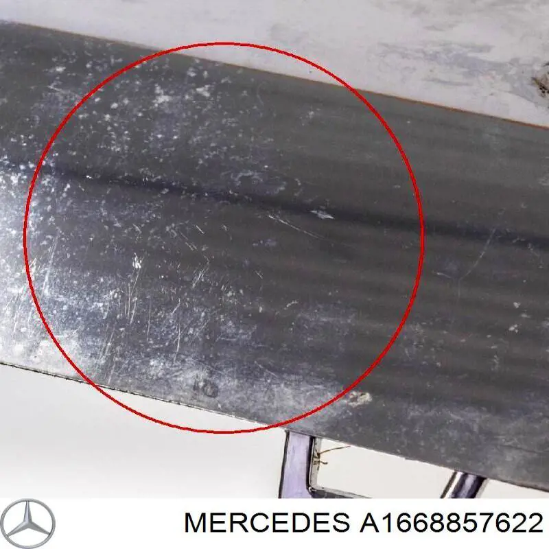Placa sobreposta do pára-choque traseiro Mercedes A1668857622 preço, a partir de 197,93 USD