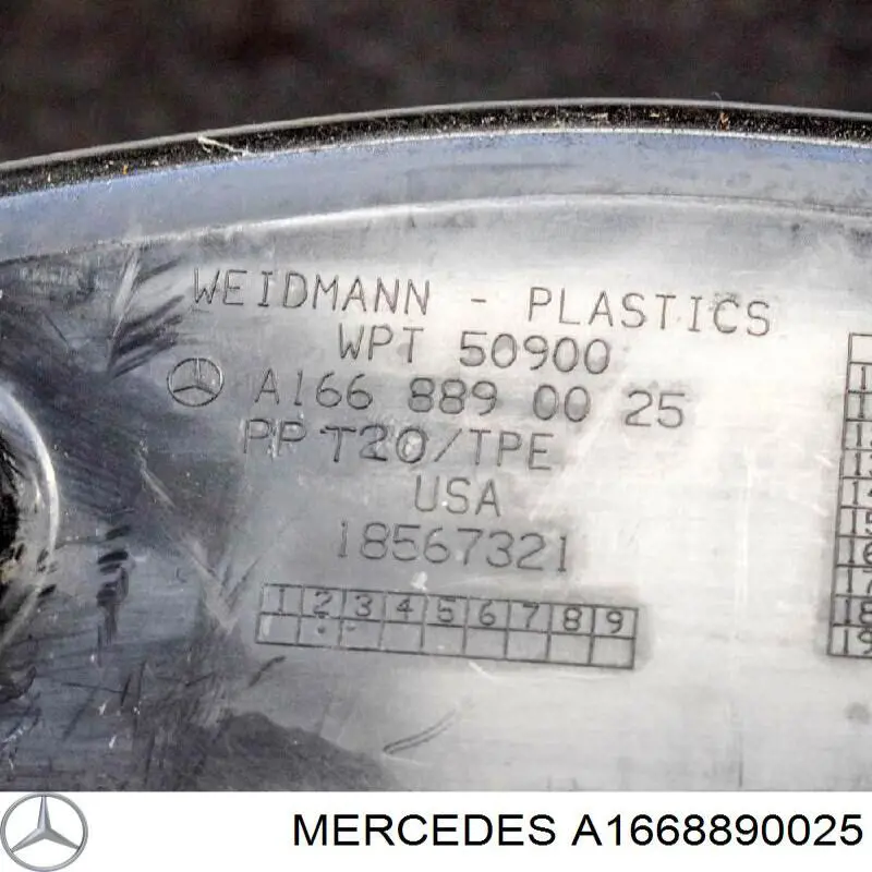  Mercedes A1668890025 preço, a partir de 164,82 USD
