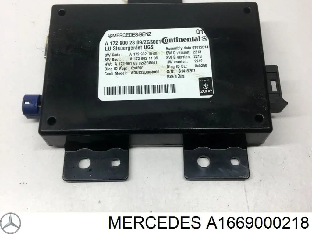 Módulo de conforto da porta dianteira Mercedes A1669004002 preço, a partir de 88,53 USD