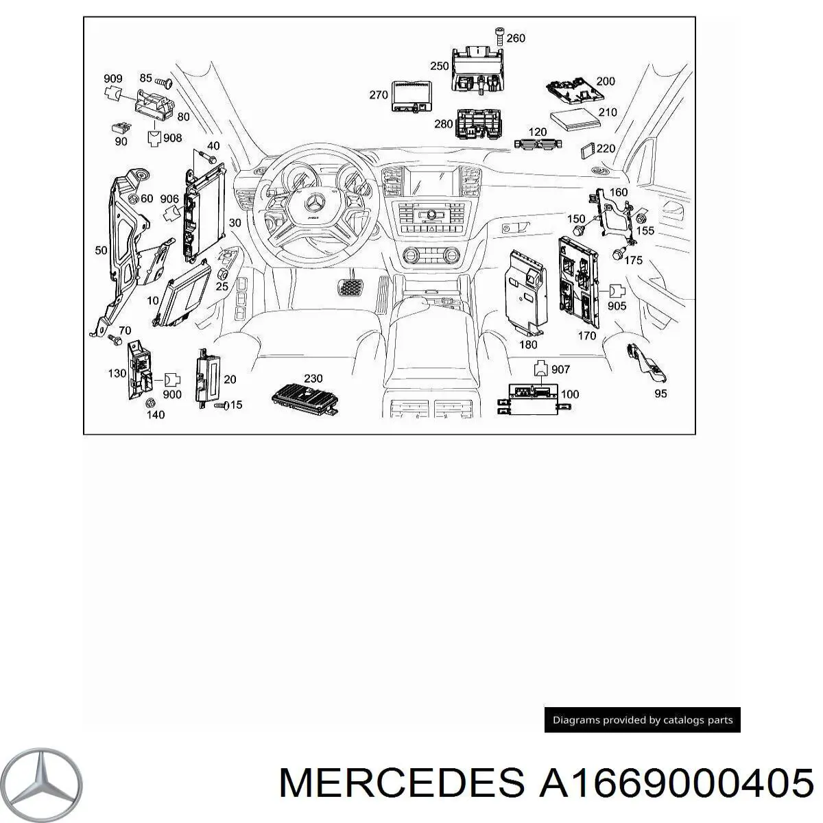  Mercedes A1669003607 preço, a partir de 142,75 USD