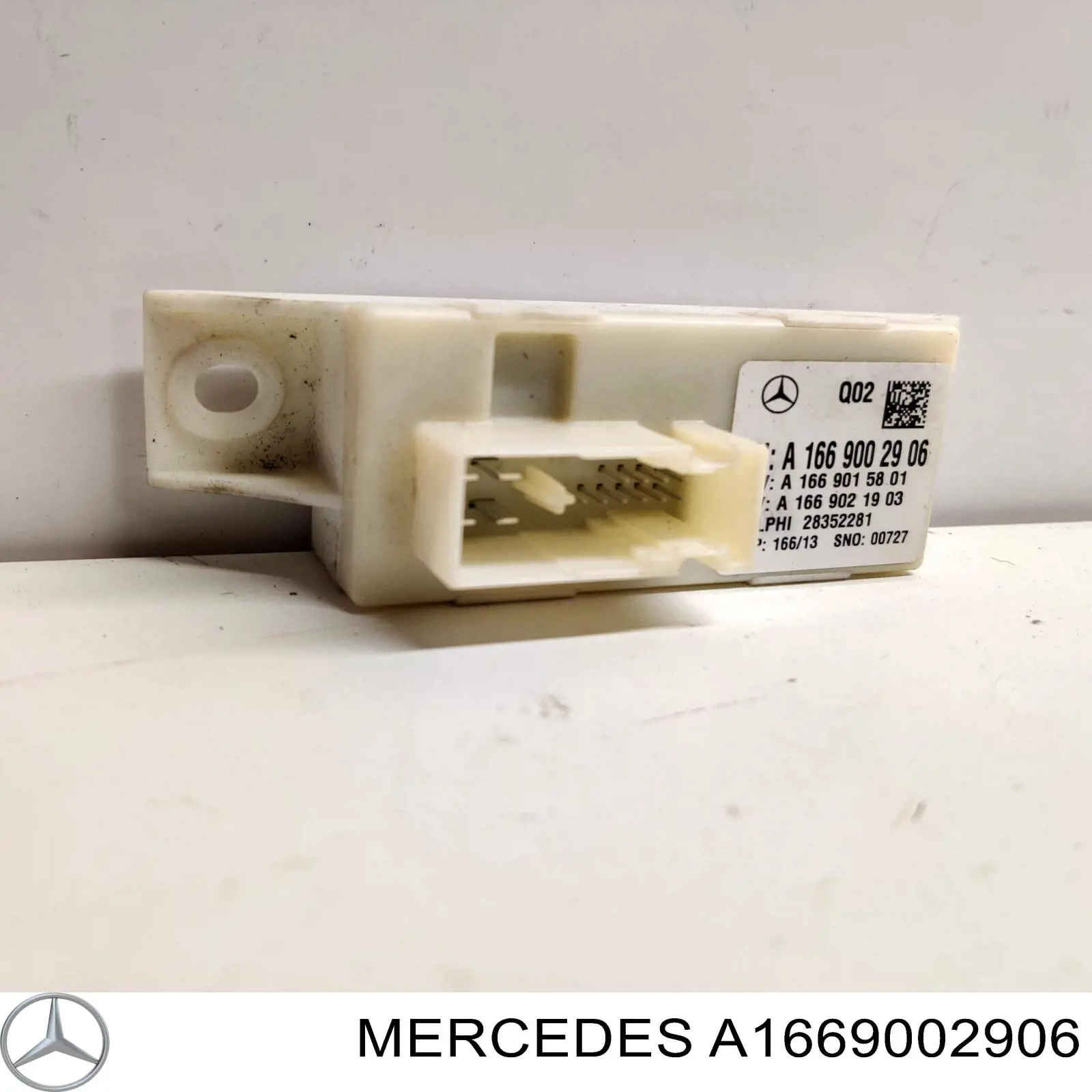 A1669002906 Mercedes Módulo de direção (Centralina eletrônica) das luzes