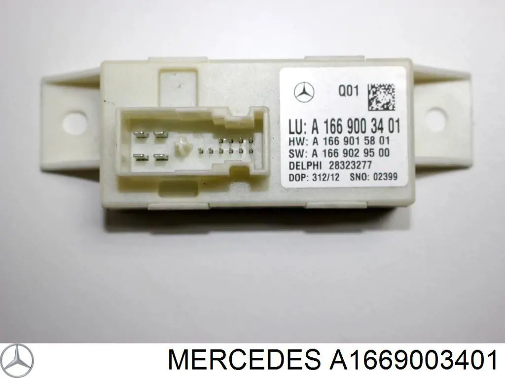 Compre A1669003401 Mercedes Módulo de direção (Centralina eletrônica) das luzes