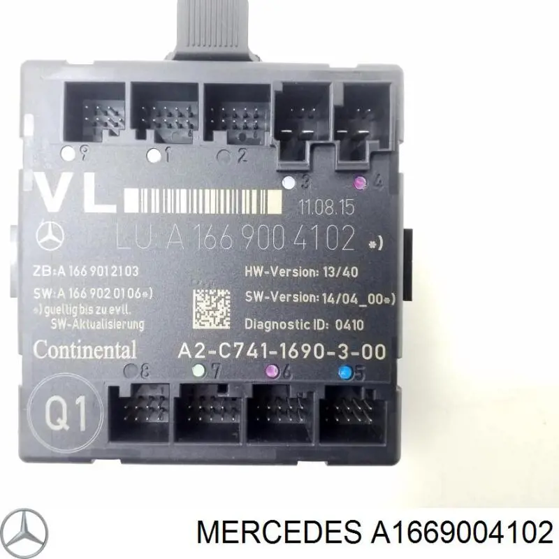 Módulo de conforto da porta dianteira Mercedes A1669004102 preço, a partir de 92,10 USD