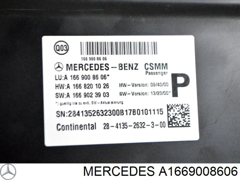  Mercedes A1669008606 preço, a partir de 55,95 USD