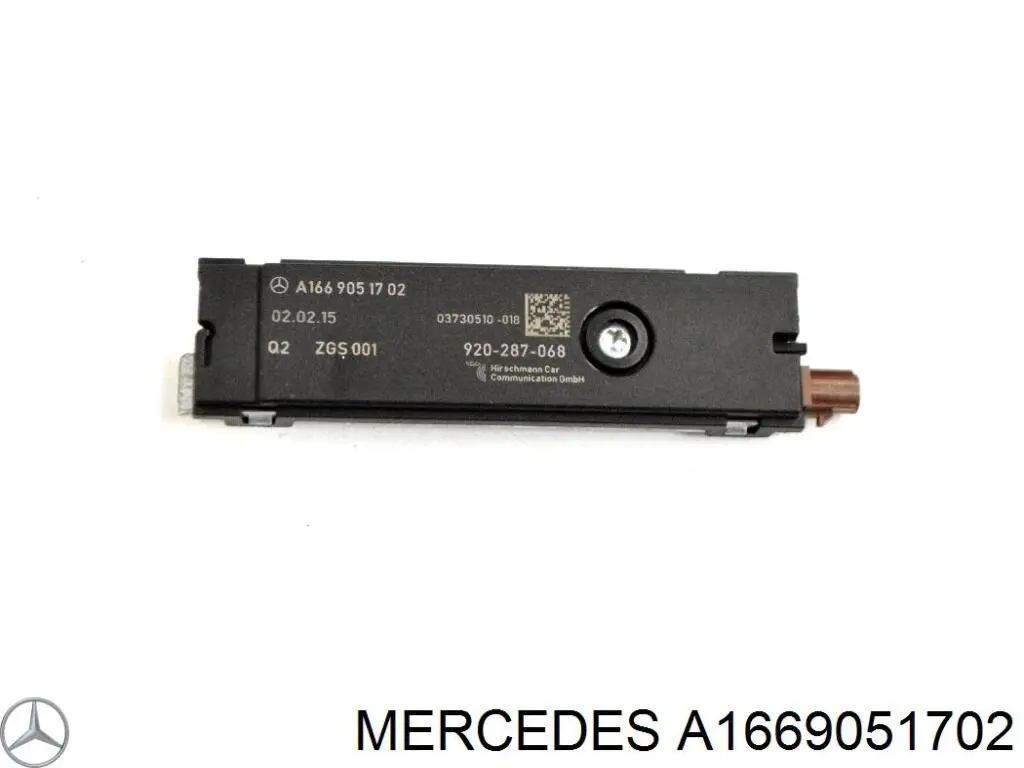 A1669051702 Mercedes Reforçador do sinal de antena