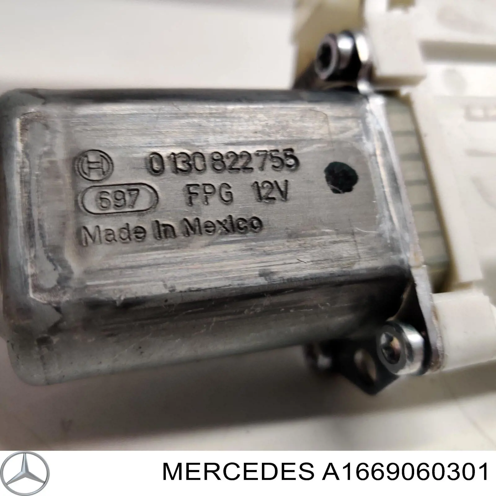 A1669060301 Mercedes Motor de acionamento de vidro da porta dianteira direita