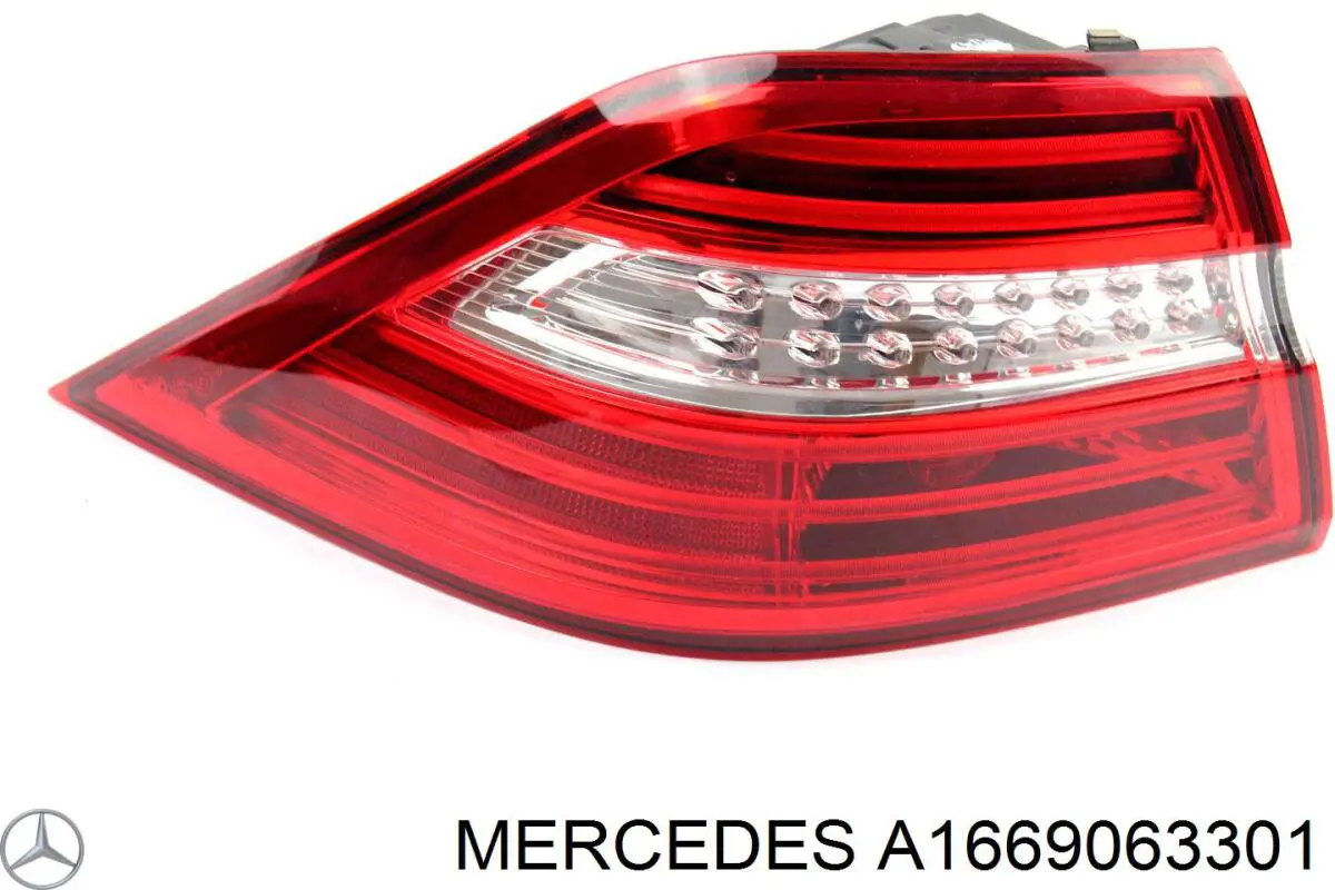 Lanterna traseira esquerda Mercedes A1669063301 preço, a partir de 293,04 USD