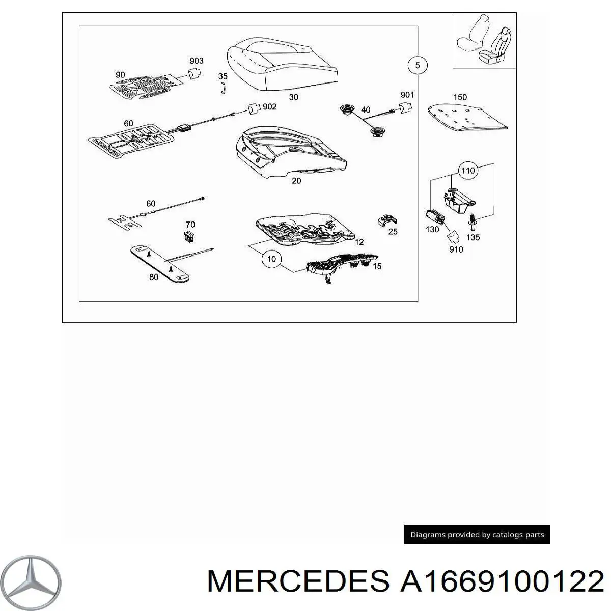 A1669100122 Mercedes 
