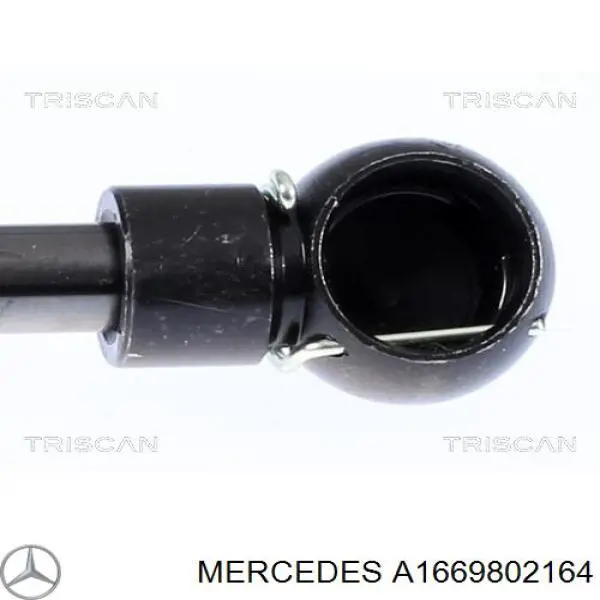 Amortecedor de tampa de porta-malas (de 3ª/5ª porta traseira) Mercedes A1669803464 preço, a partir de 70,02 USD