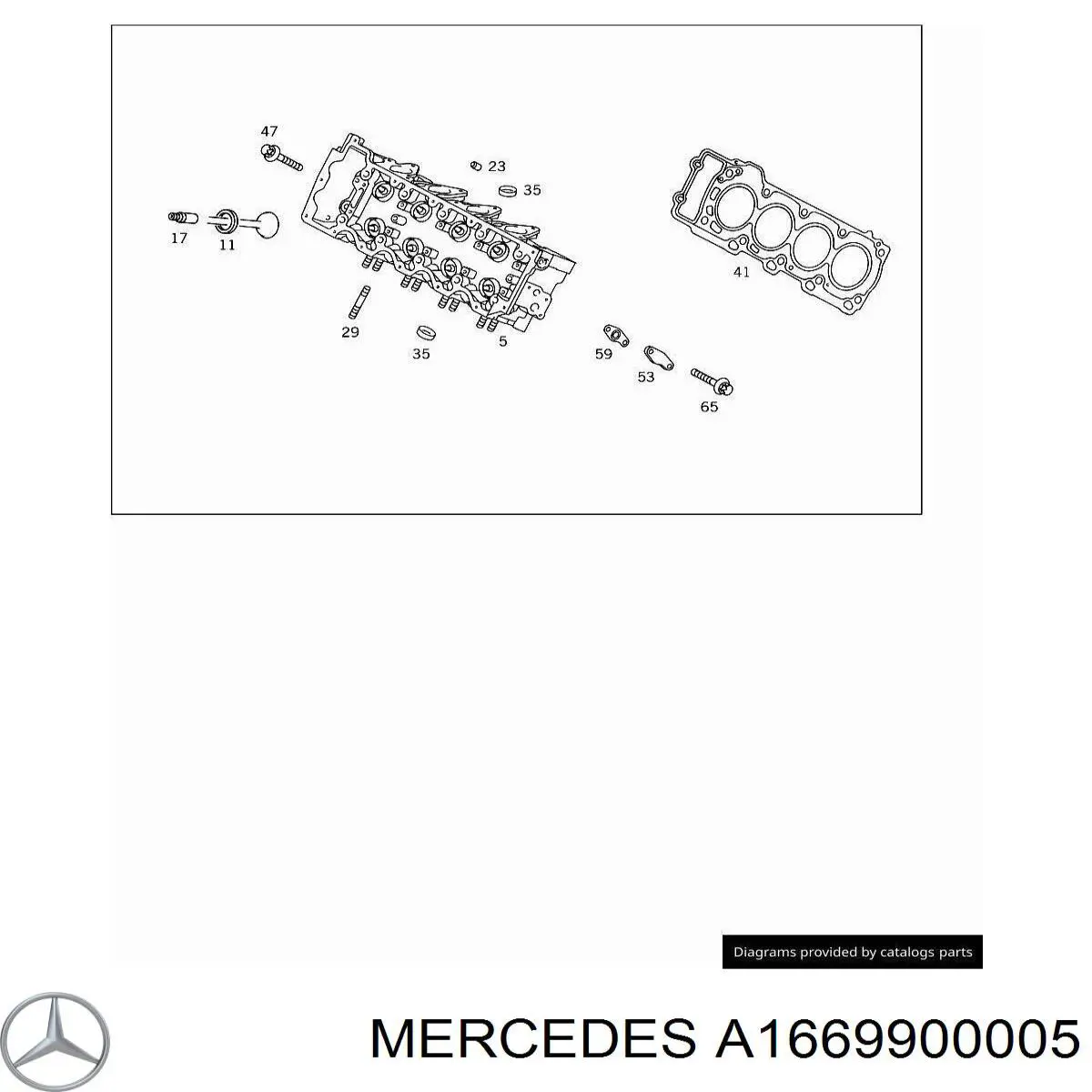 Compre A1669900005 Mercedes Prego de tubo coletor de escape