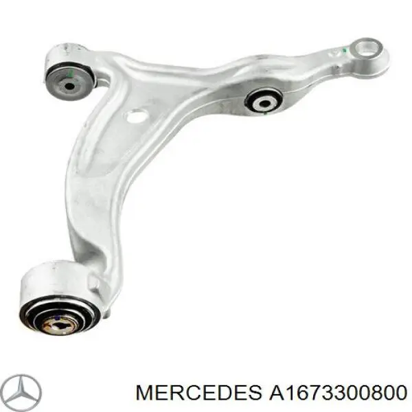 A1673300800 Mercedes Braço oscilante inferior direito de suspensão dianteira