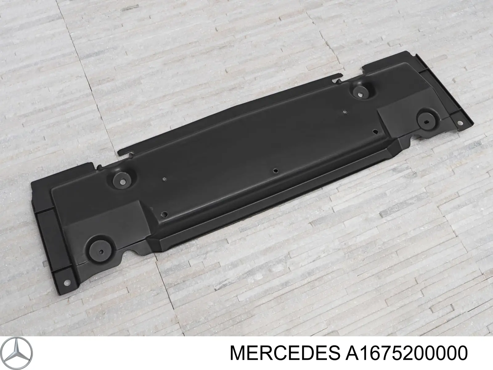 Proteção do pára-choque dianteiro A1675200000 Mercedes