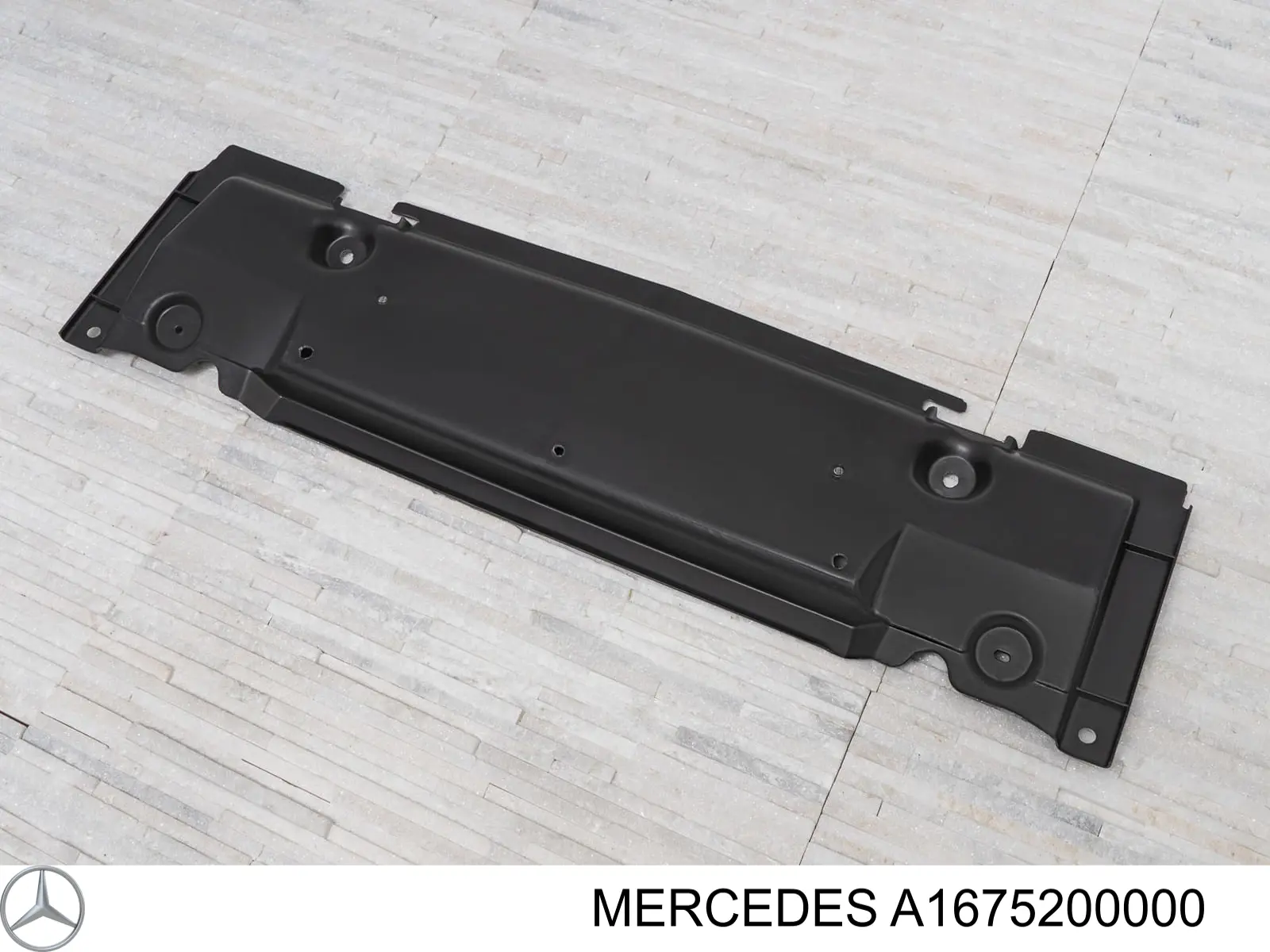 A1675200000 Mercedes Proteção do pára-choque dianteiro
