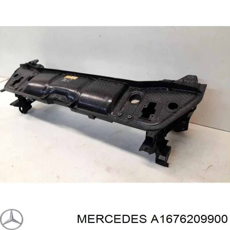 A1676209900 Mercedes Suporte superior do radiador (painel de montagem de fixação das luzes)