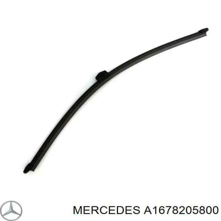 68235 Metalcaucho Limpa-pára-brisas de vidro traseiro