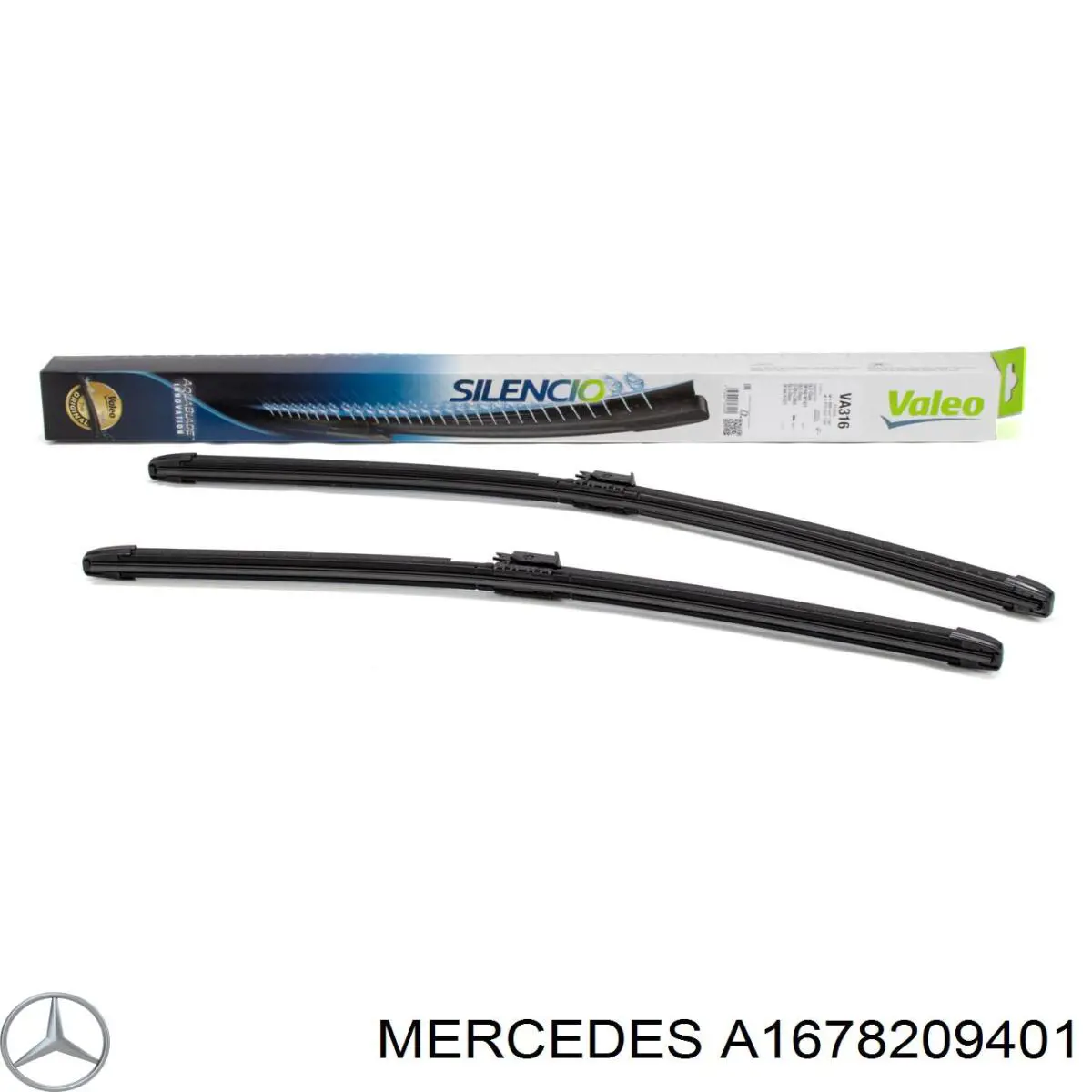 A1678209401 Mercedes Limpa-pára-brisas do pára-brisas, kit de 2 un.