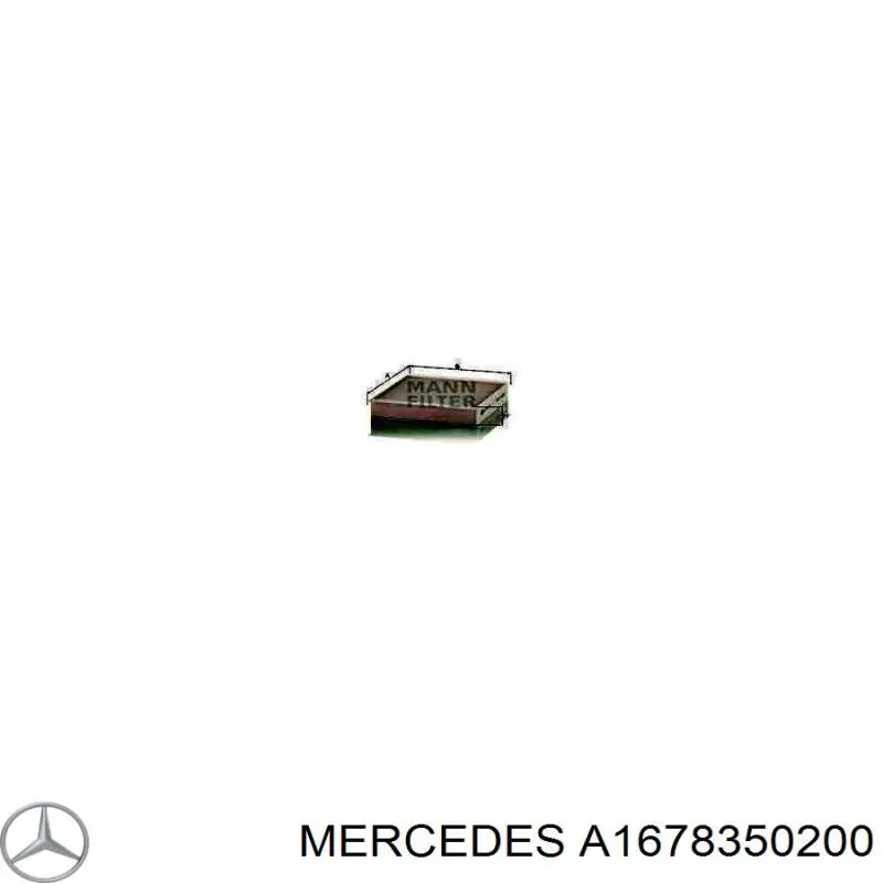 A1678350200 Mercedes Filtro de salão