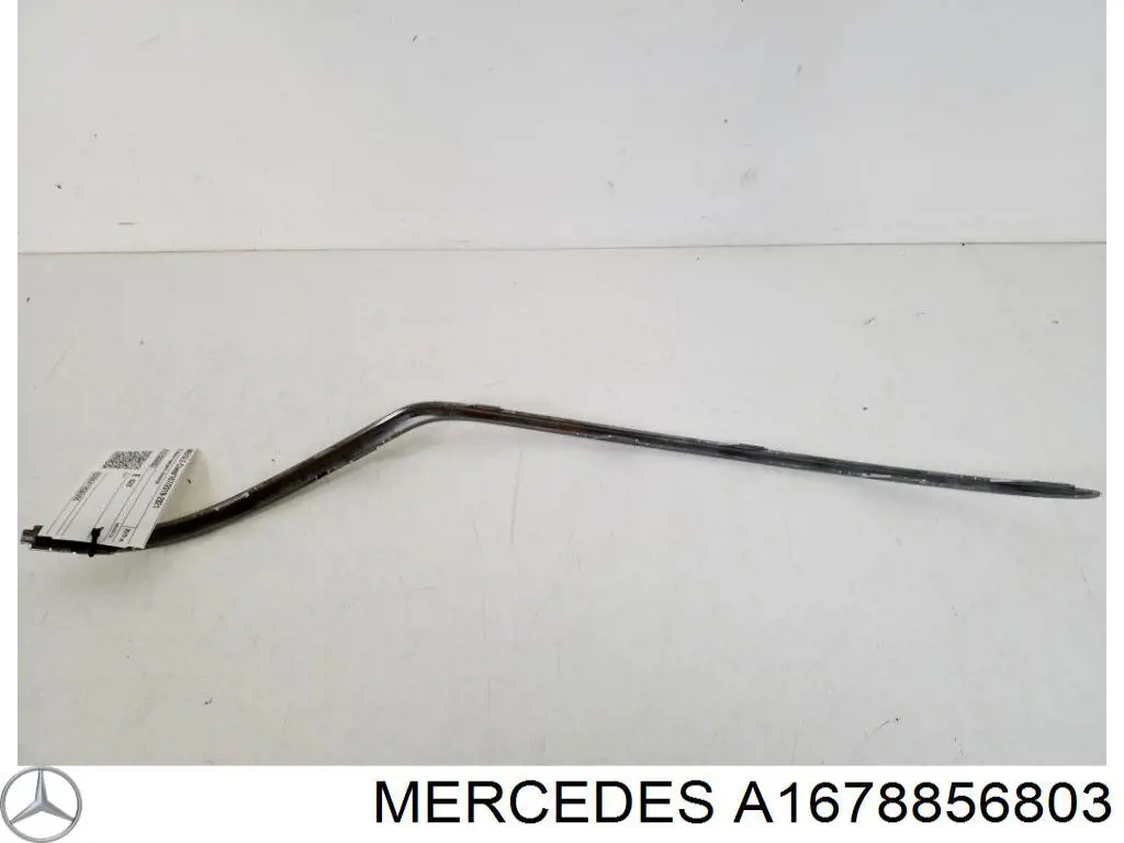 A1678856803 Mercedes Placa sobreposta do pára-choque dianteiro