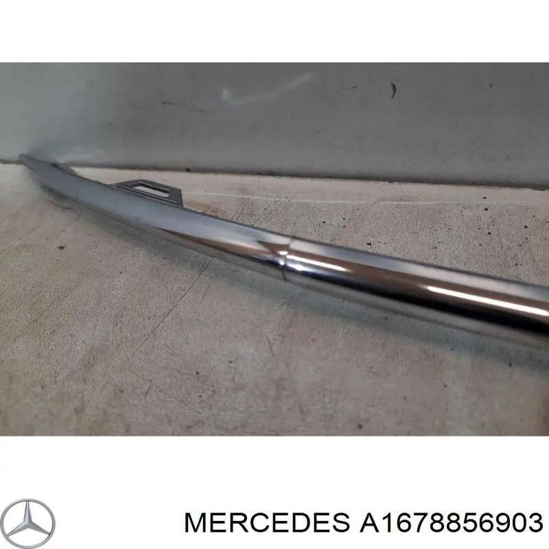 Placa sobreposta do pára-choque dianteiro Mercedes 1678856903 preço, a partir de 101,67 USD