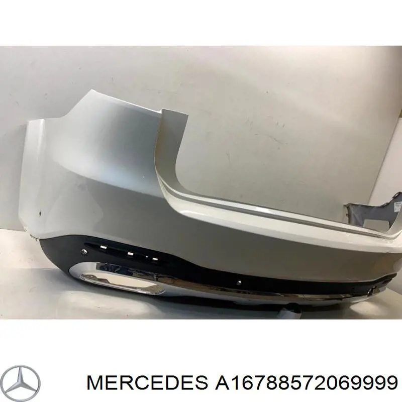 16788572069999 Mercedes Pára-choque traseiro, parte superior