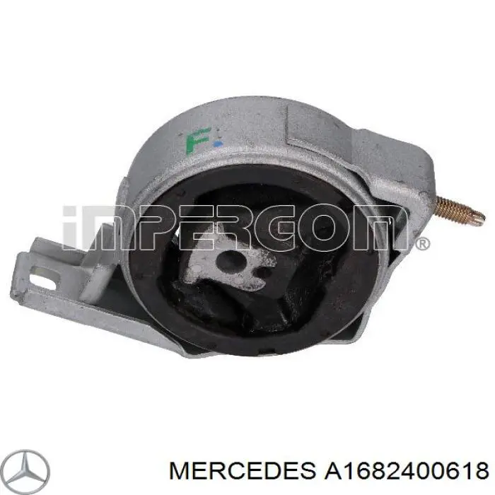 A1682400618 Mercedes Coxim (suporte) esquerdo/direito de motor