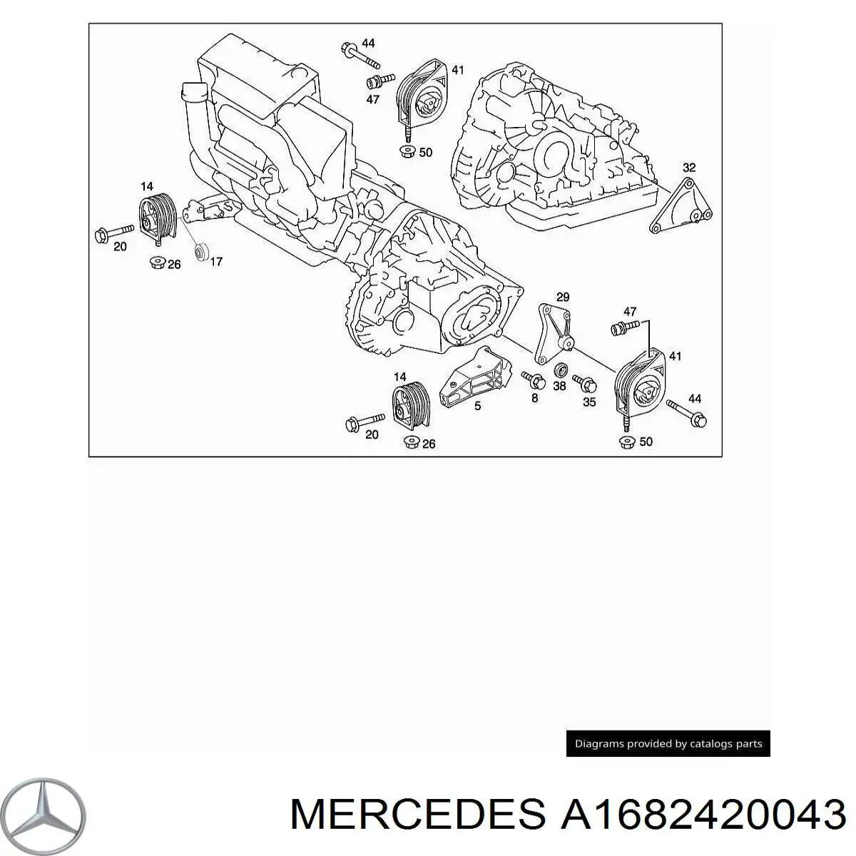  Mercedes A1682420043 preço, a partir de 6,42 USD