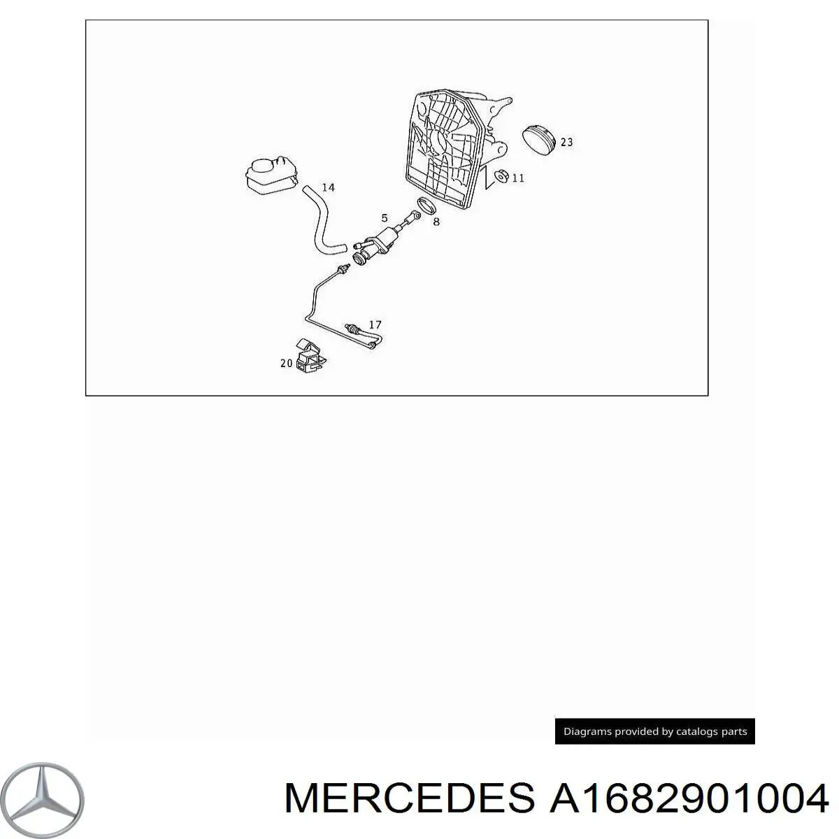 Atuador de embraiagem Mercedes A1682901004 preço, a partir de 1619,33 USD