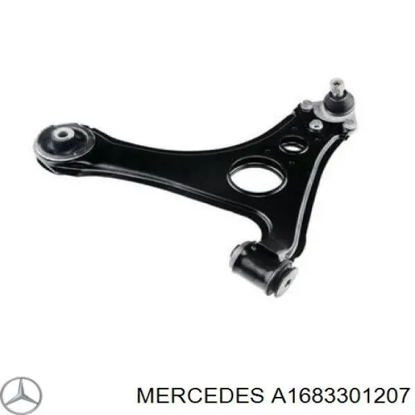 A1683301207 Mercedes Braço oscilante inferior direito de suspensão dianteira