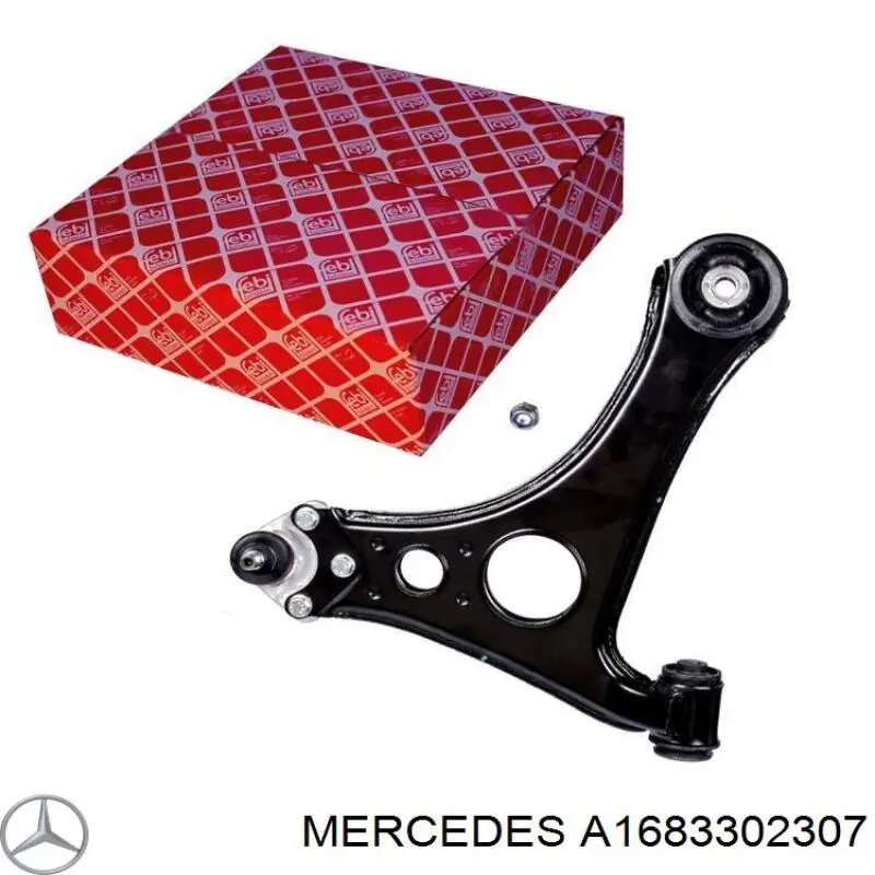 A1683302307 Mercedes Braço oscilante inferior esquerdo de suspensão dianteira