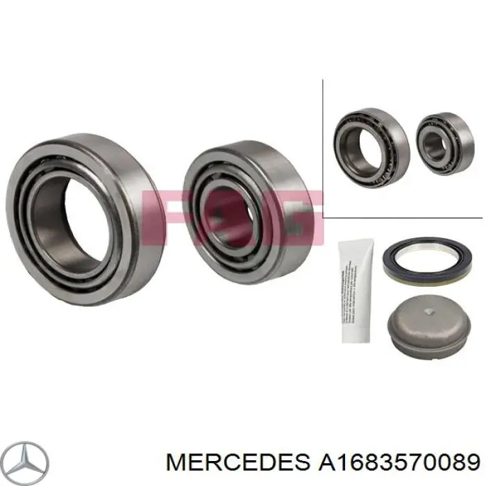 A1683570089 Mercedes Tampão de cubo
