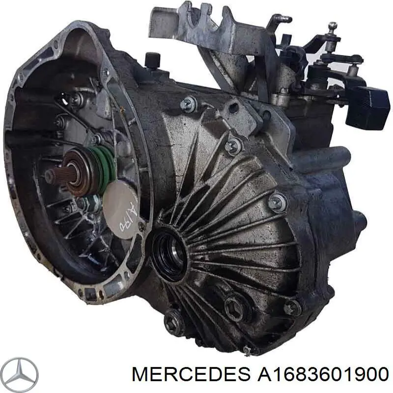 A168360190080 Mercedes Caixa de Mudança montada (caixa mecânica de velocidades)