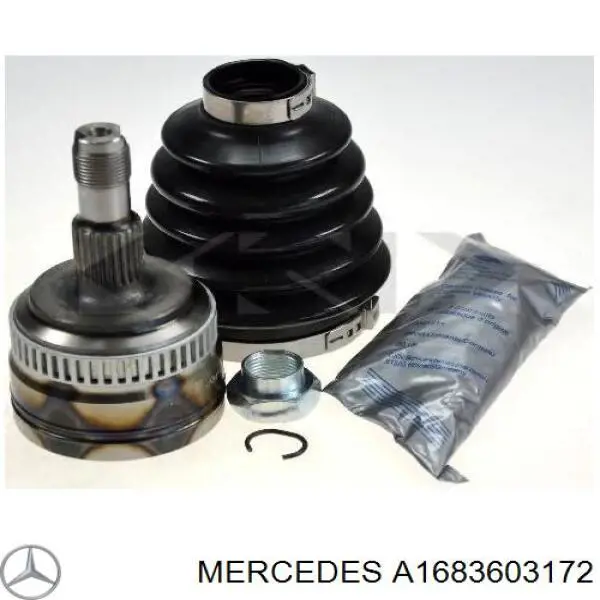 Semieixo (acionador) dianteiro esquerdo Mercedes A1683603172 preço, a partir de 75,04 USD