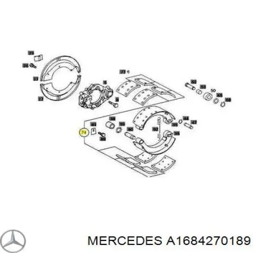  Mercedes A1684270189 preço, a partir de 87,36 USD